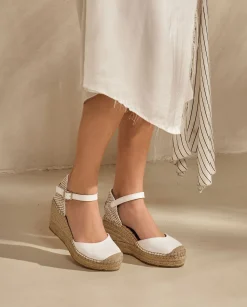 Sandalia en napa blanco Tilo 5