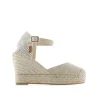 Sandalia en serraje arena Tilo 7