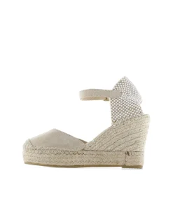 Sandalia en serraje arena Tilo 7