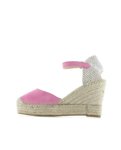 Sandalia en serraje frambuesa Tilo 7