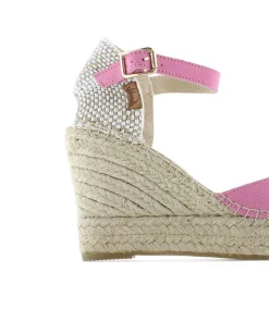 Sandalia en serraje frambuesa Tilo 7