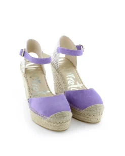 Sandalia en serraje lavanda Tilo 7