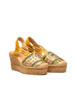 Sandalia kermesio mostaza