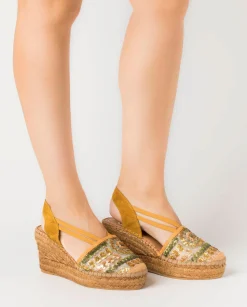 Sandalia kermesio mostaza