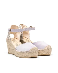 Sandalia pico serraje malva Tilo 5