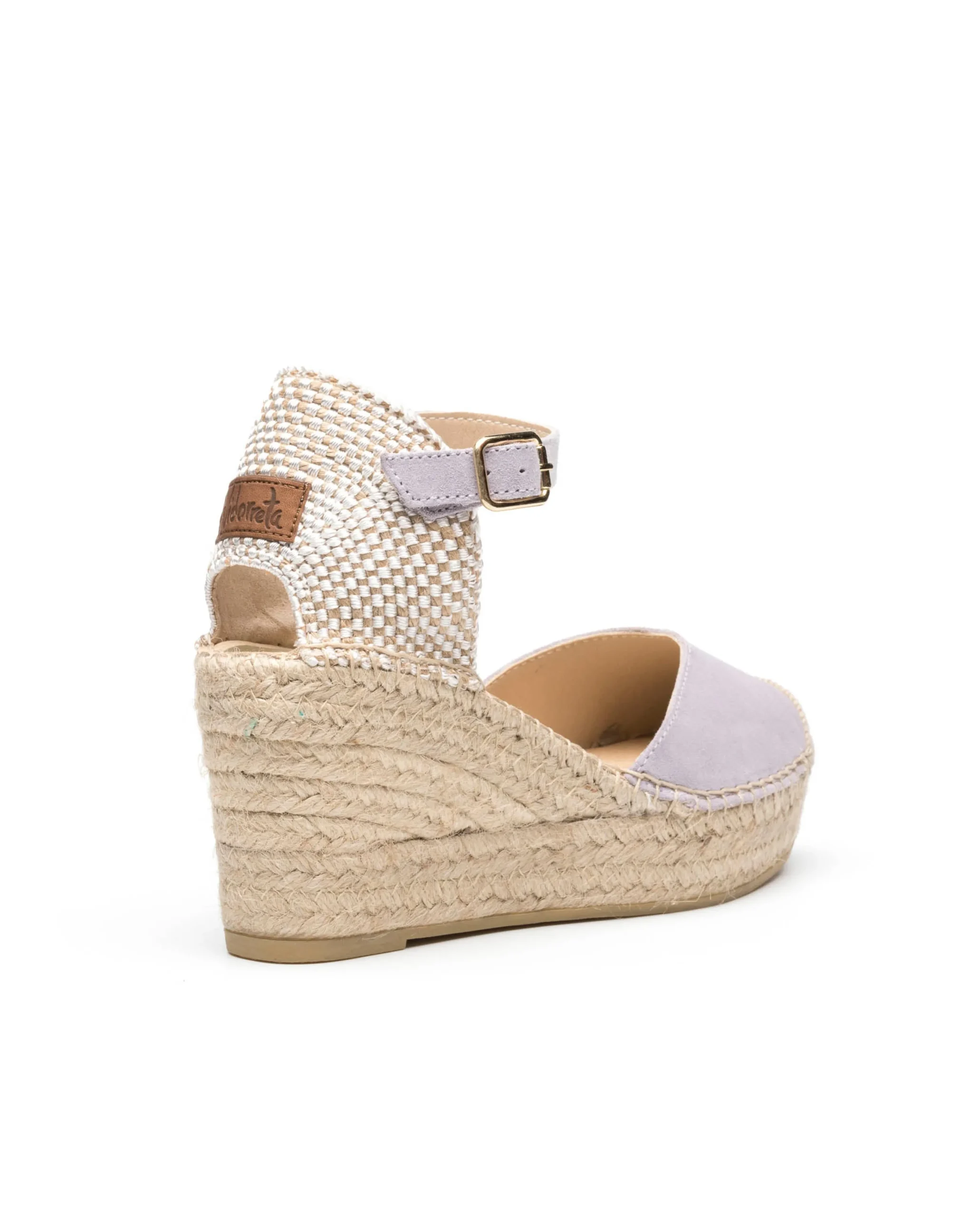 Sandalia pico serraje malva Tilo 5