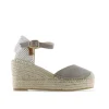 Sandalia pico serraje taupe Tilo 5