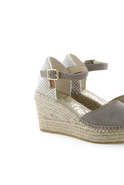 Sandalia pico serraje taupe Tilo 5