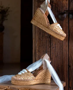 Sandalia rafia blanco Matisse