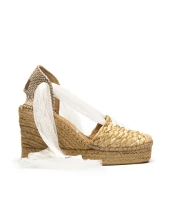 Sandalia rafia blanco Matisse