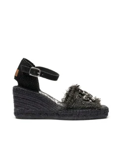 Sandalia rafia cristales negro Matisse 5