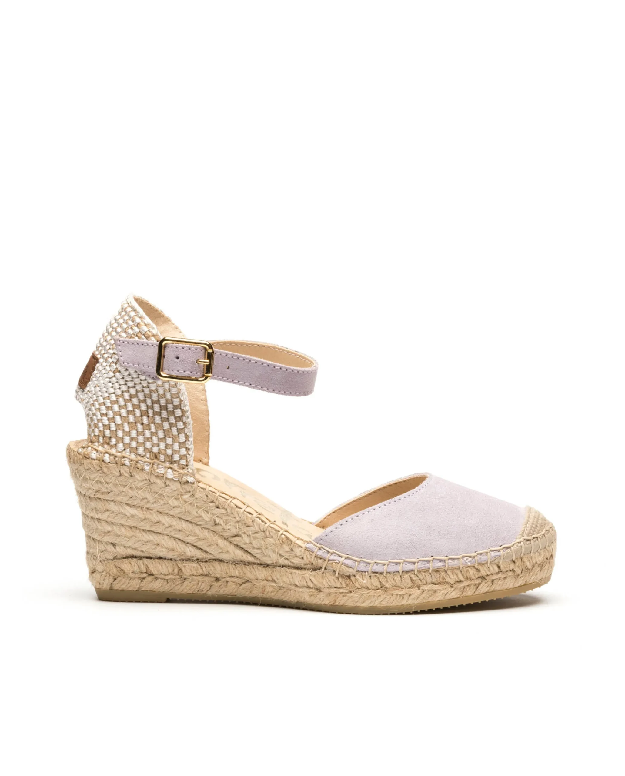 Sandalia serraje malva Clavel