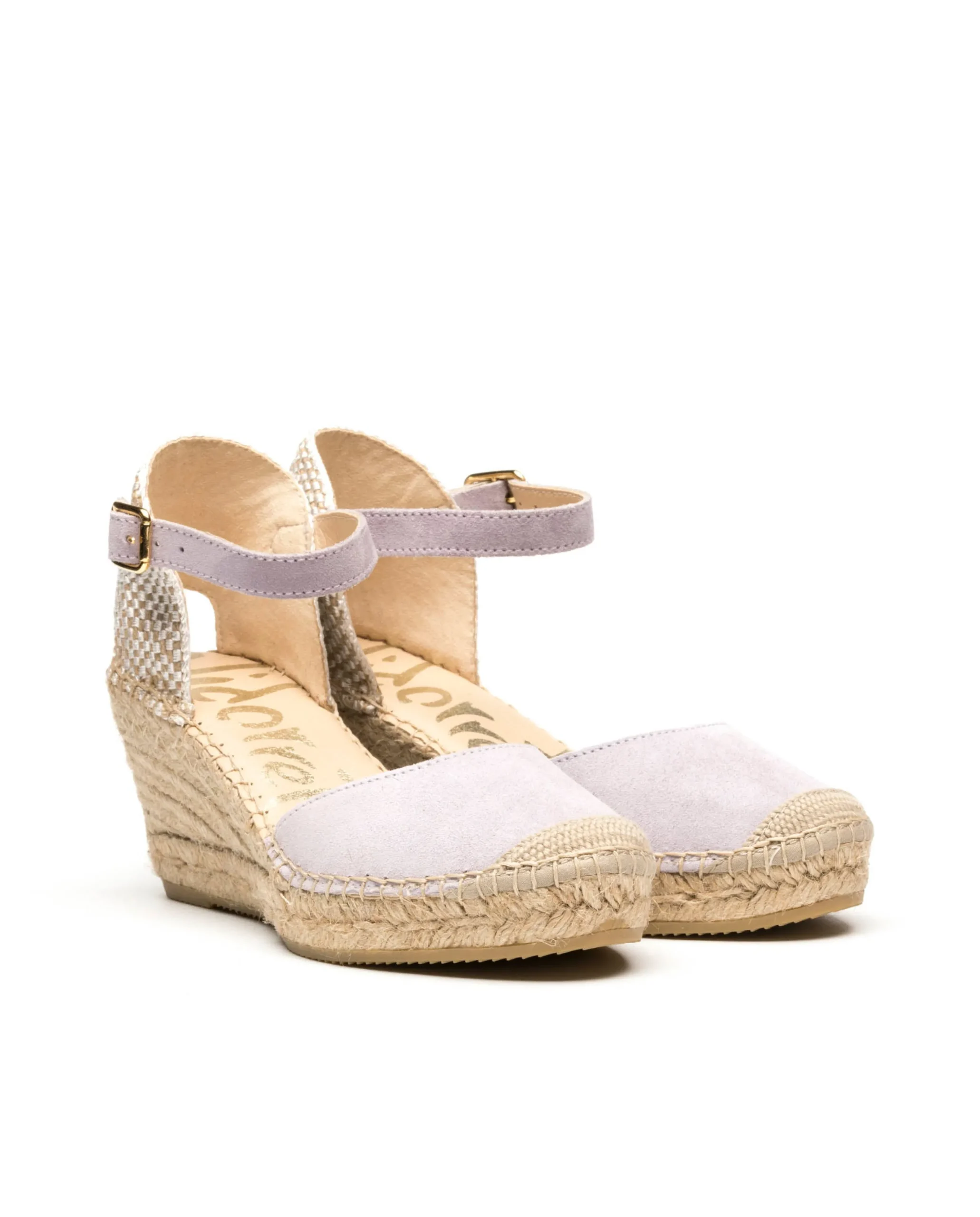 Sandalia serraje malva Clavel