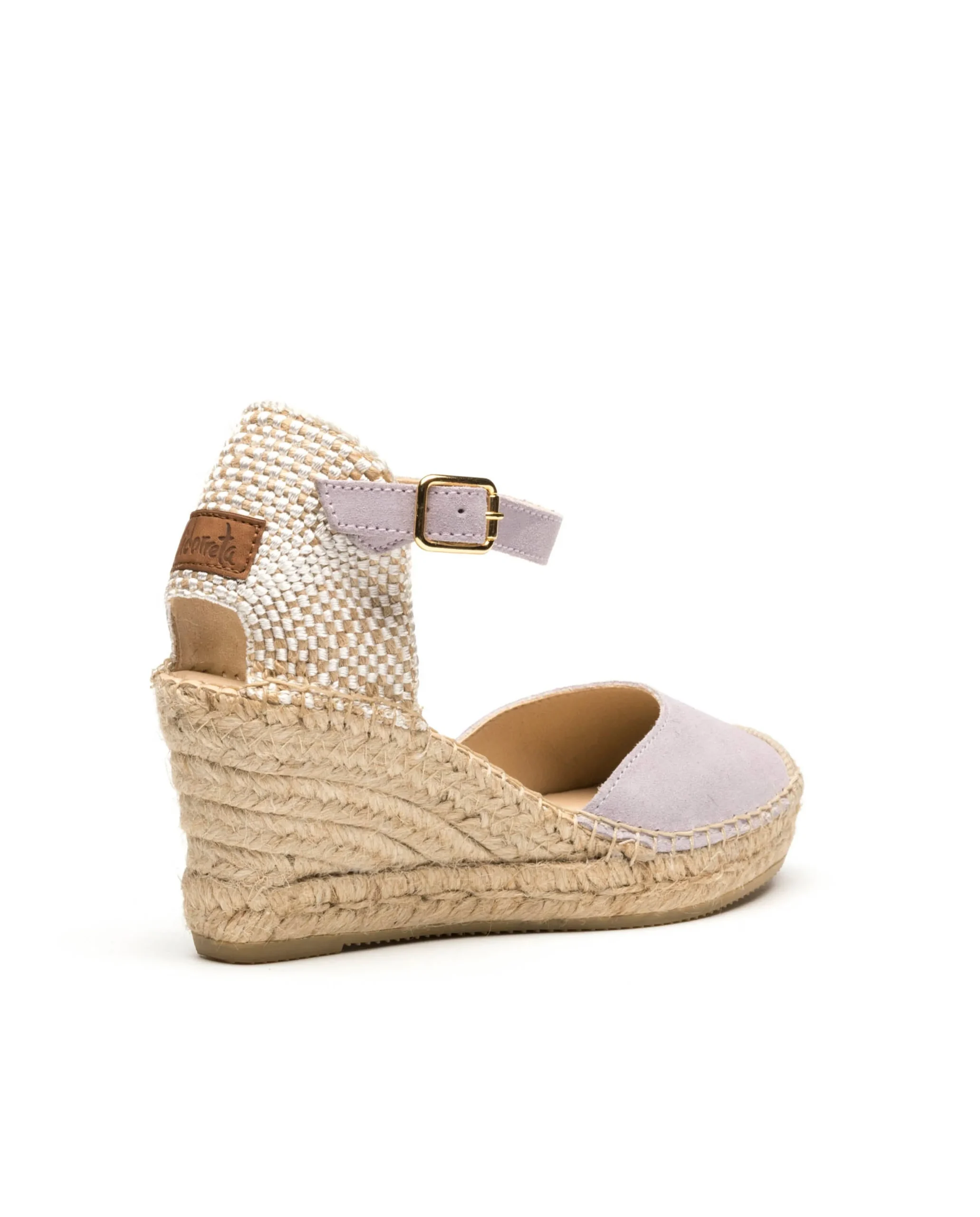 Sandalia serraje malva Clavel