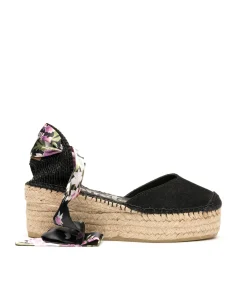 Sandalia serraje negro Creta