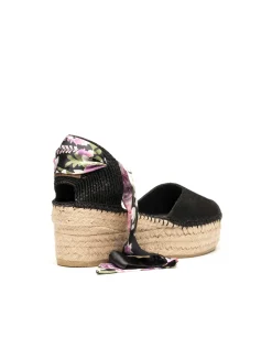 Sandalia serraje negro Creta