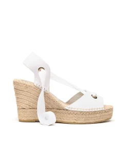 Sandalia vaquetta blanco Tilo 7