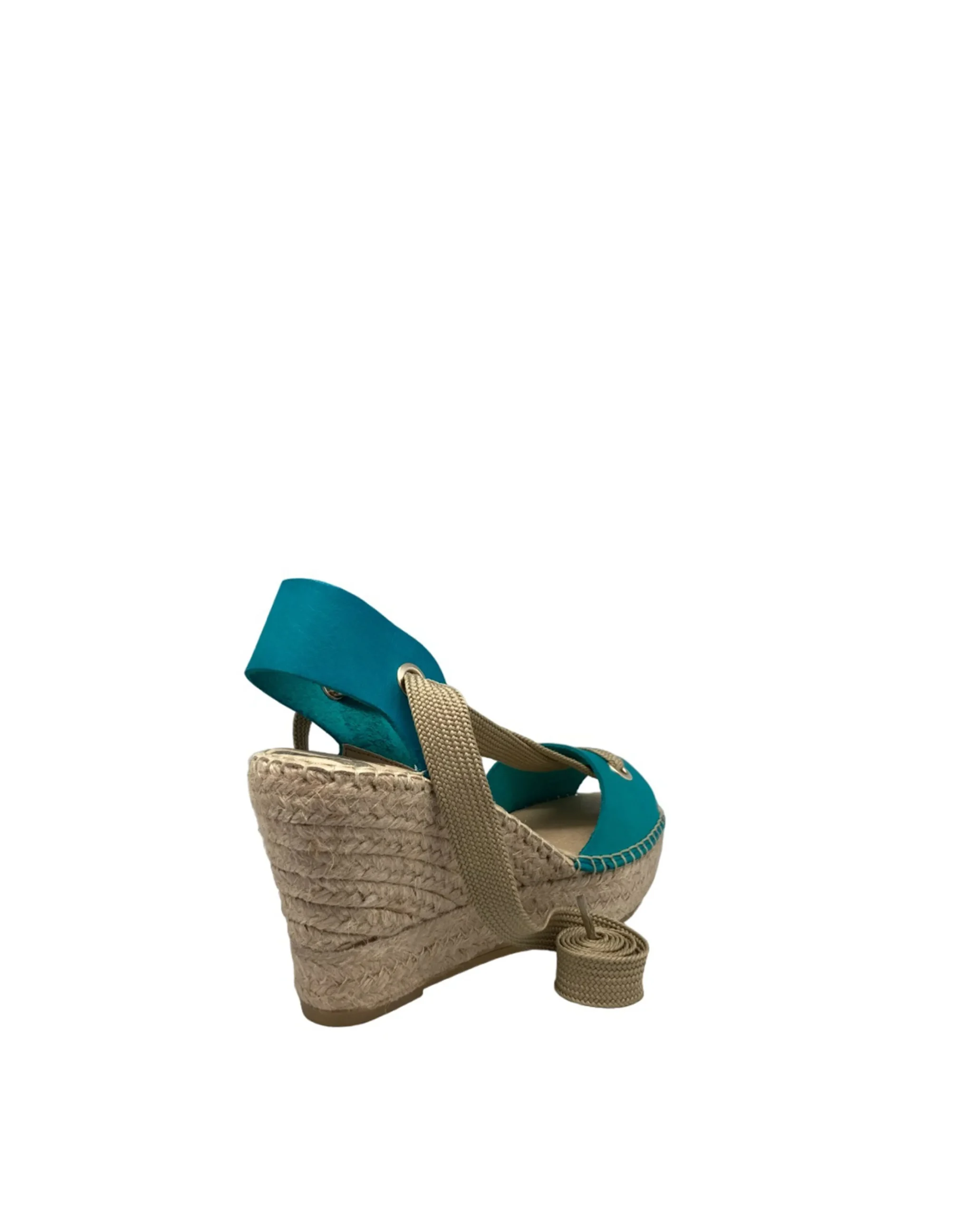 Sandalia vaquetta turquesa Tilo 7