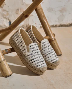 Slipper en Chanel Chic crudo Merde Doble