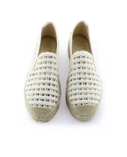 Slipper en Chanel Chic crudo Merde Doble