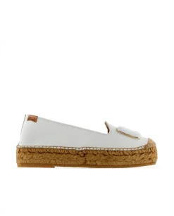 Slipper en napa blanco Merce Doble