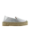 Slipper en napa metal plata Merce Doble