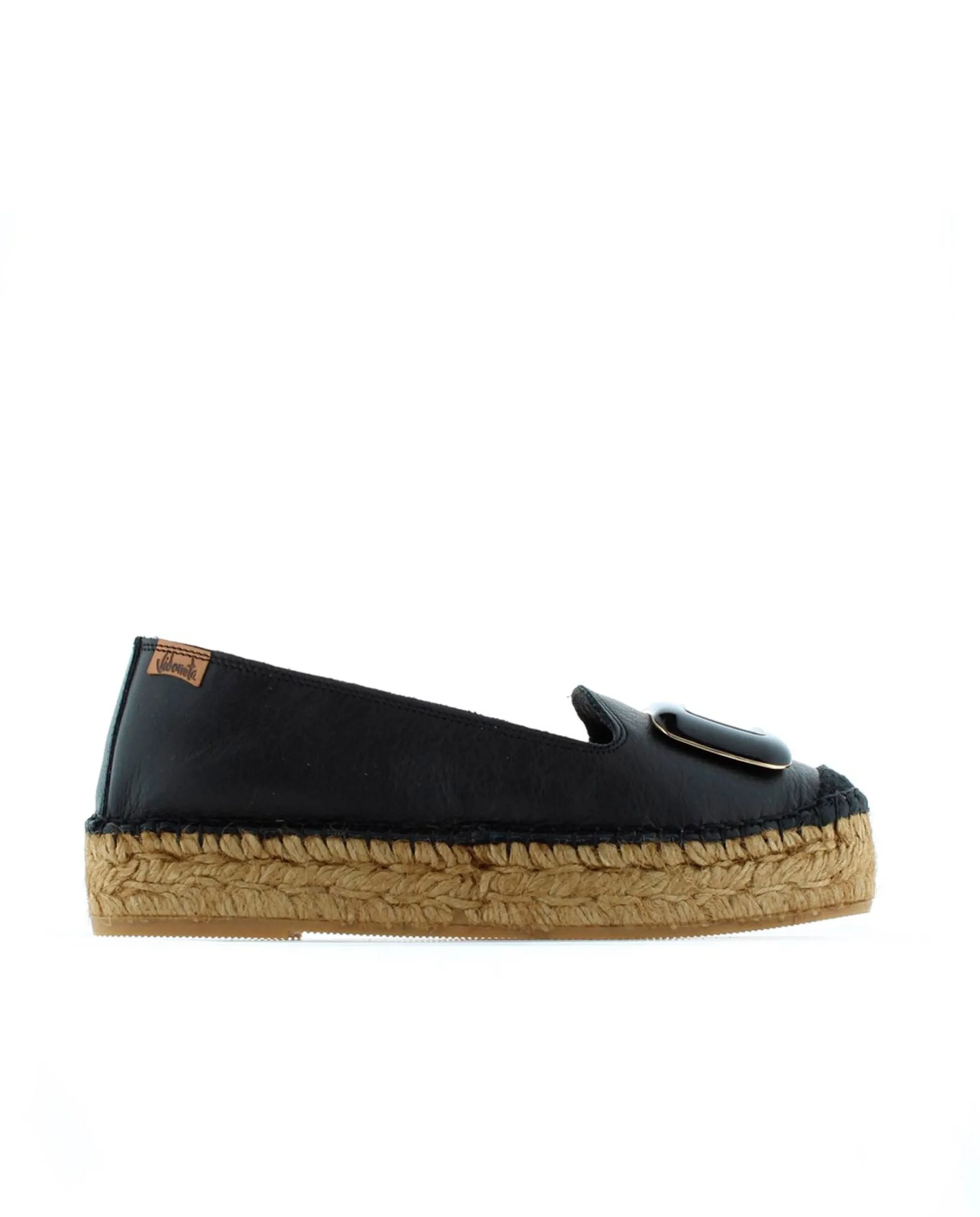 Slipper en napa negro Merce Doble