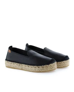 Slipper en napa negro Merce Doble