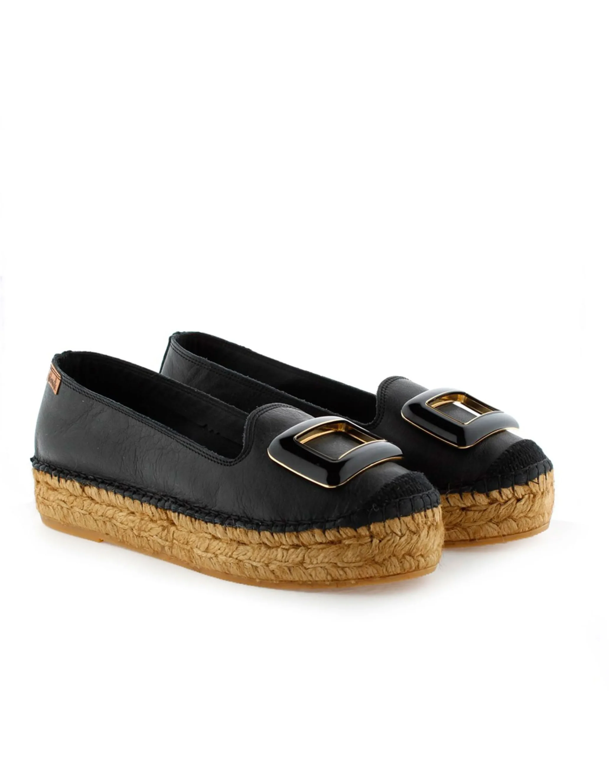 Slipper en napa negro Merce Doble