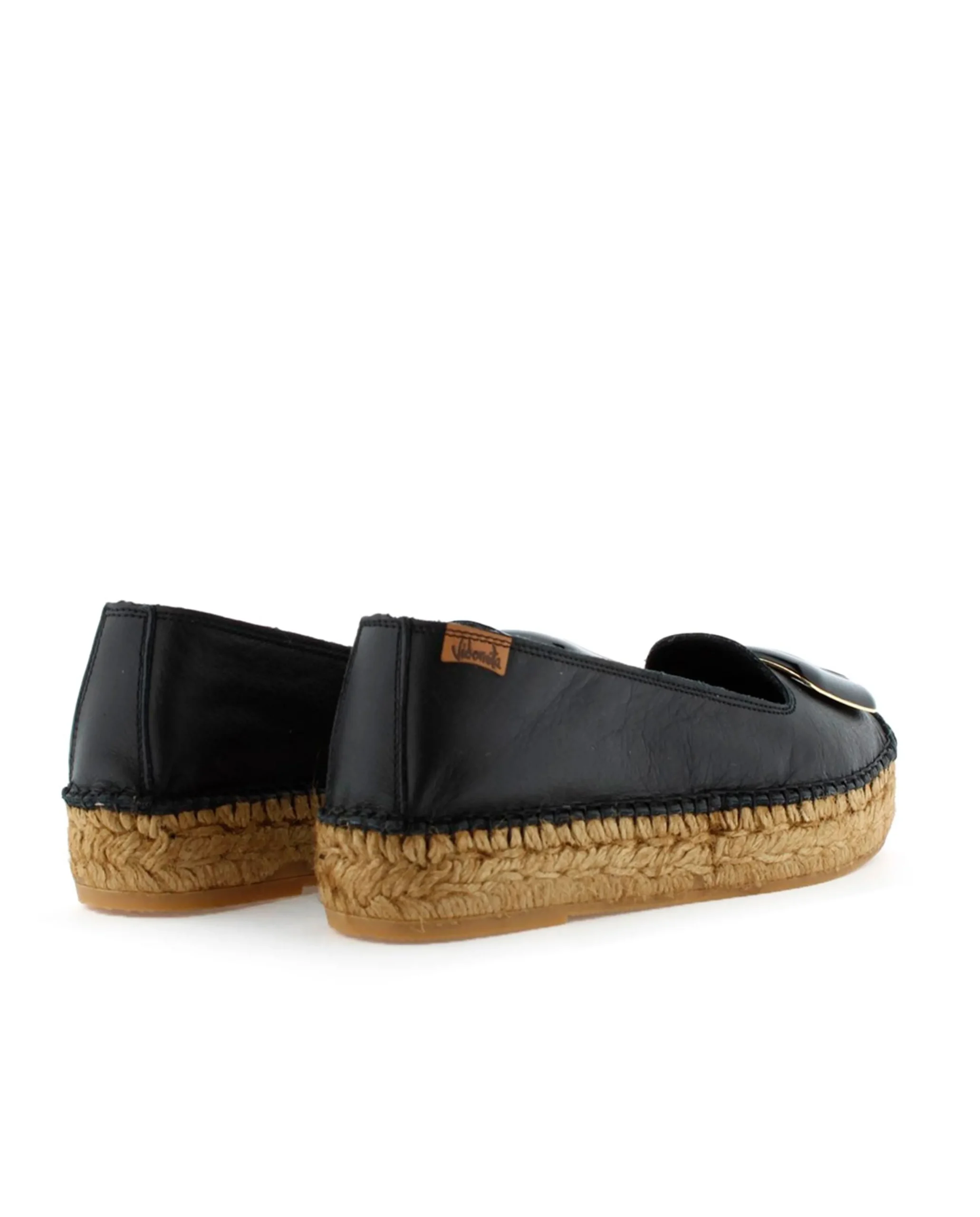 Slipper en napa negro Merce Doble