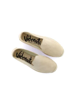 Slipper en serraje arena Borneo