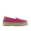Slipper en serraje fuxia Merce Doble