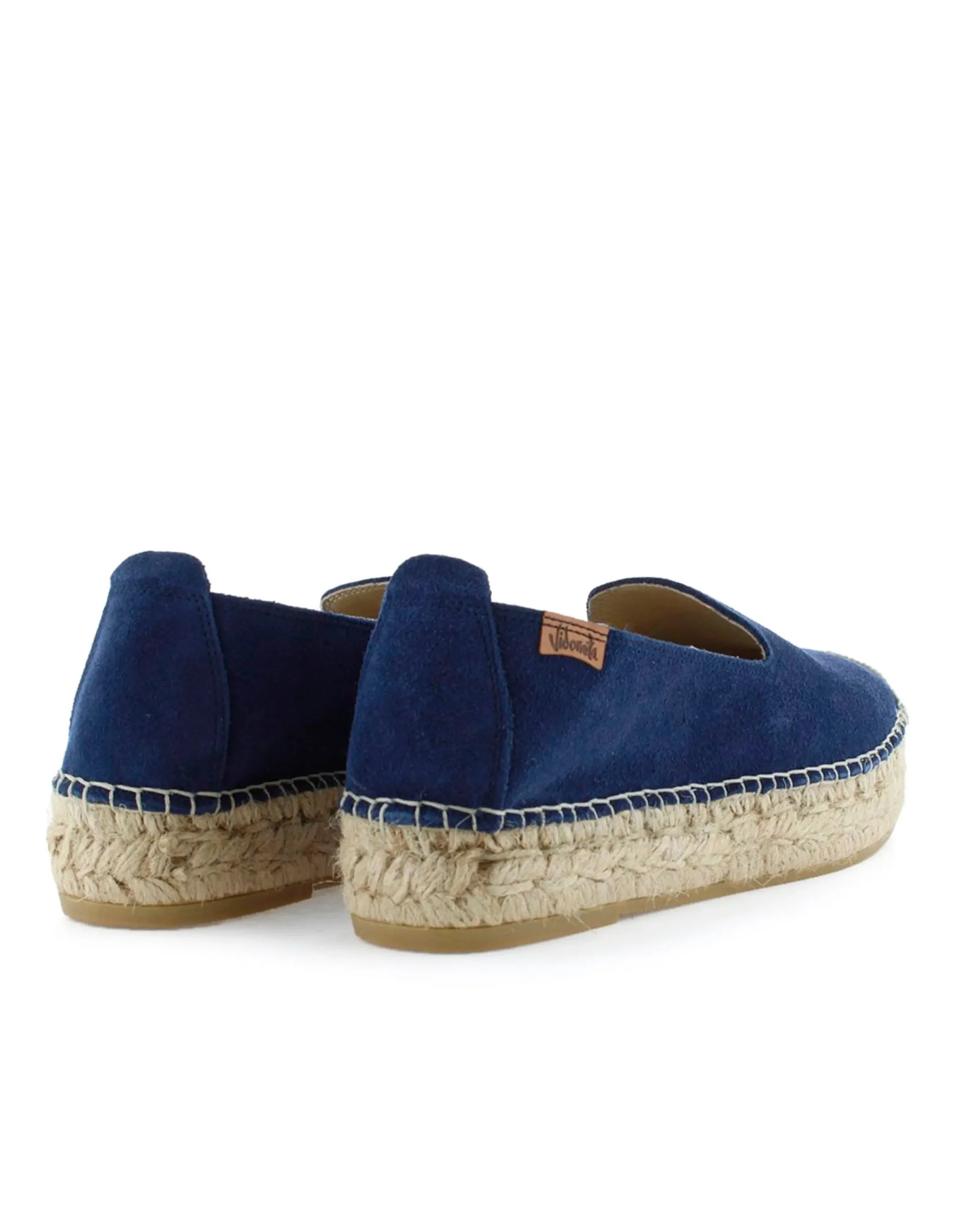 Slipper en serraje marino Merce Doble