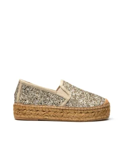 Slipper glitter piedra Merce Doble