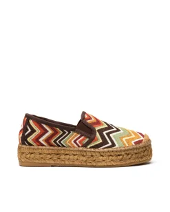 Slipper missoni marron Merde Doble