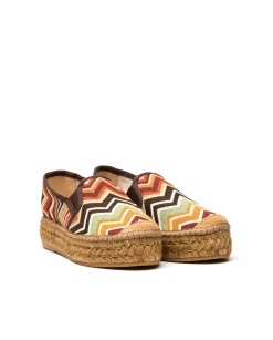 Slipper missoni marron Merde Doble