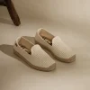 Slipper rafia nudos crudo Borneo