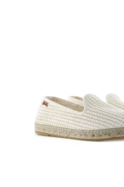 Slipper rafia nudos crudo Borneo