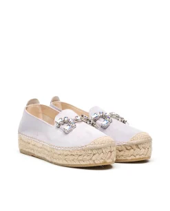 Slippers detalle serraje malva Merce Doble