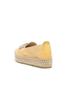 Slippers detalle serraje limon Merce Doble