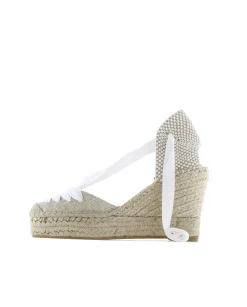 Valenciana cintas en lino metal blanco Tilo 7