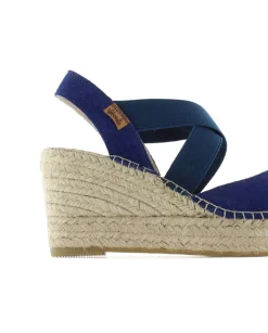 Valenciana cruzada en serraje marino Tilo 5