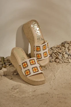 Zueco crochet apricot Vinci