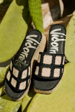 zueco crochet negro Vinci