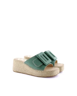 Zueco en bost verde Vinci