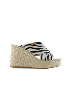Zueco en horsy cebra Monet