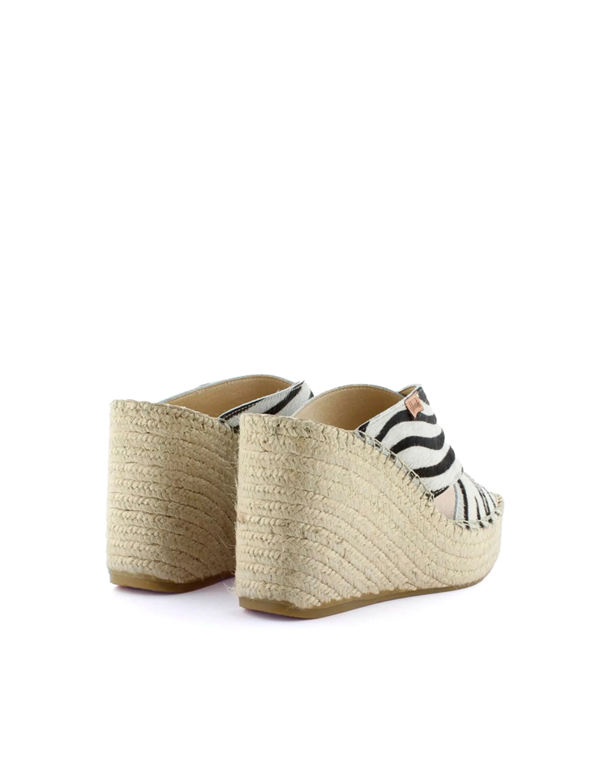 Zueco en horsy cebra Monet