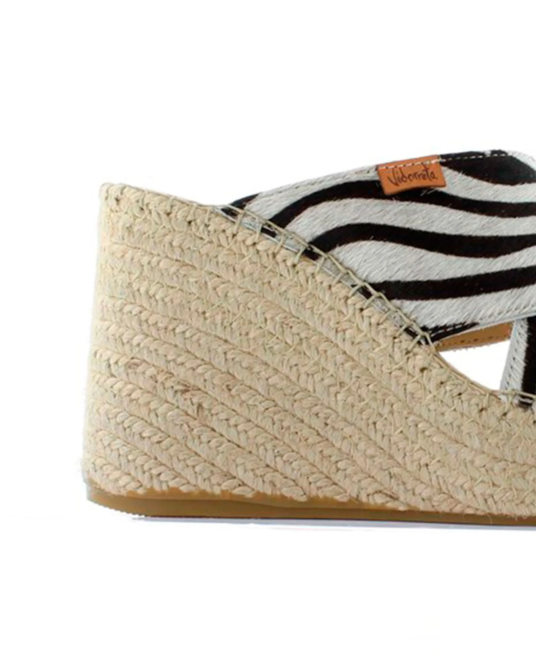 Zueco en horsy cebra Monet