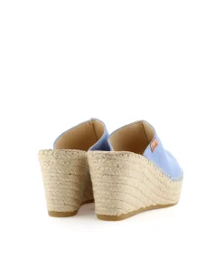 Zueco en serraje jeans Dominica